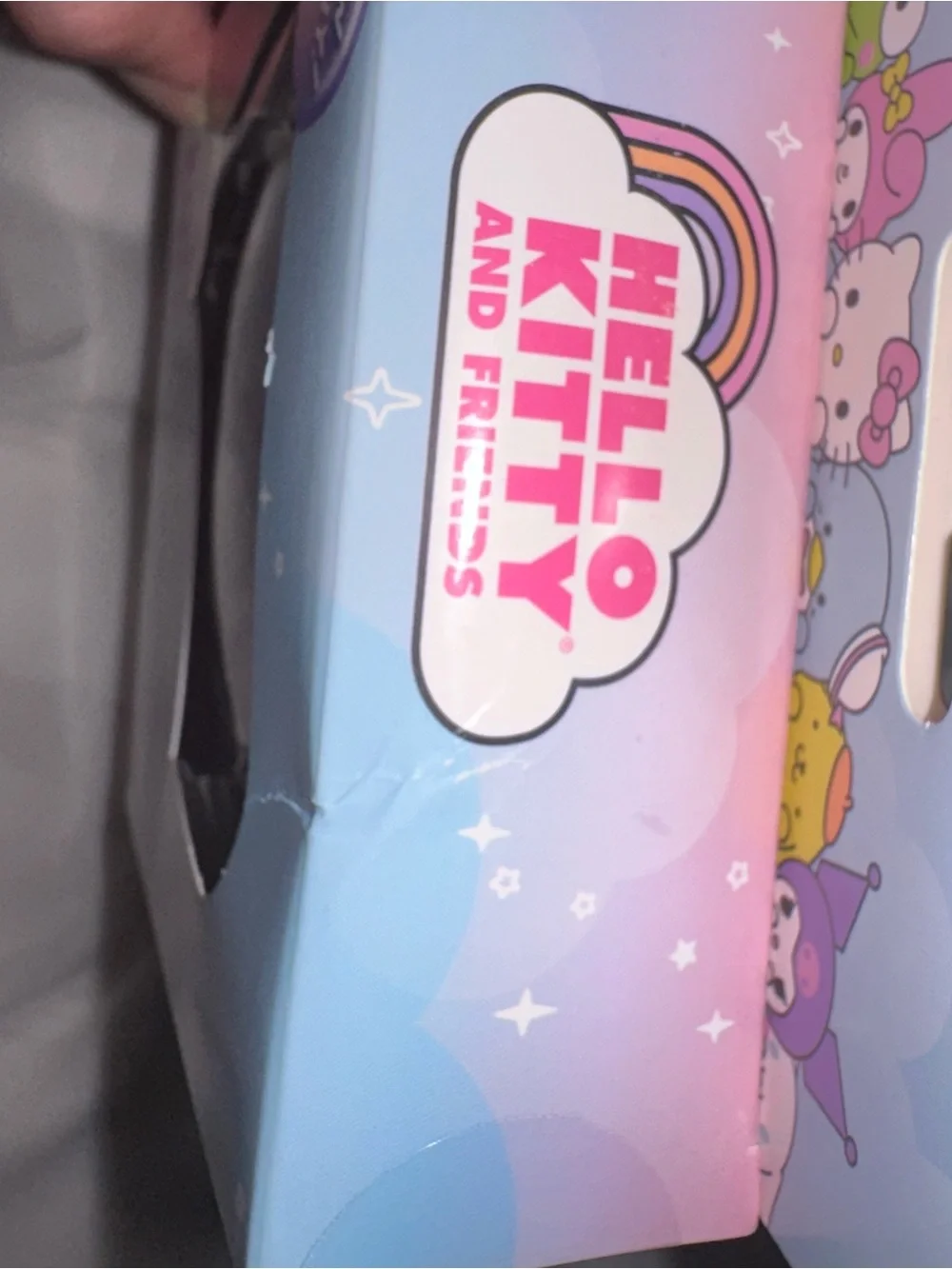 NEW SEALED Hello Kitty Kuromi Gelli Gels Purple Glitter Squishy Fidget Sanrio